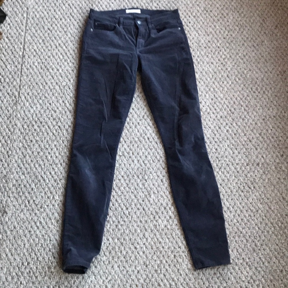 Navy blue corduroy jeans